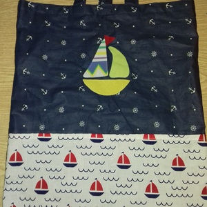 Füles  ovis ruha zsák 55 x 40 cm  100% pamut textil - ovis jellel és névvel is - játék & sport - ovis felszerelés - ovis zsák - Meska.hu