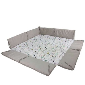 90 x 90 , 100 x 100  és 120 x 120 cm járóka betét kérésre rávarrt fejvédővel - 100% pamut - otthon & életmód - babaszoba, gyerekszoba - rácsvédő & baldachin - Meska.hu