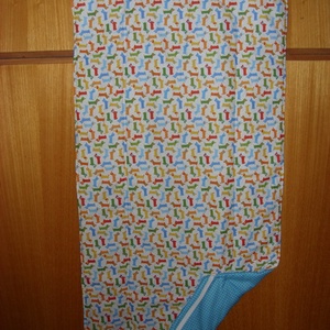 Bélelt ovis lepedő, derékalj - 133 x 58 cm műanyag oviságyra 100% pamut - játék & sport - ovis felszerelés - ovis lepedő - Meska.hu