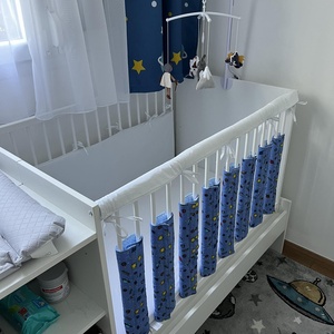 Egyedi megrendelés - bélelt, tépőzáras magasított fejvédő rácsvédő - 100% pamut textilből - Meska.hu