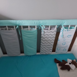 Egyedi megrendelés - bélelt, tépőzáras magasított fejvédő rácsvédő - 100% pamut textilből - otthon & életmód - babaszoba, gyerekszoba - rácsvédő & baldachin - Meska.hu Egyedi megrendelés - bélelt, tépőzáras magasított fejvédő rácsvédő - 100% pamut textilből - otthon & életmód - babaszoba, gyerekszoba - rácsvédő & baldachin - Meska.hu