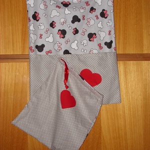 Füles ovis zsák - fiús - 100% design pamut - névvel, ovis jellel is - játék & sport - ovis felszerelés - ovis zsák - Meska.hu