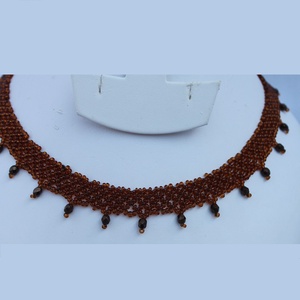 Ameli gyöngyszalag csiszolt gyönggyel - ékszer - nyaklánc - gyöngyös nyaklánc - Meska.hu