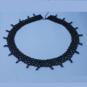 Ameli gyöngyszalag csiszolt gyönggyel - ékszer - nyaklánc - gyöngyös nyaklánc - Meska.hu