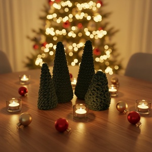 horgolt fenyő  - karácsony - karácsonyi lakásdekoráció - karácsonyi lakásdíszek - Meska.hu