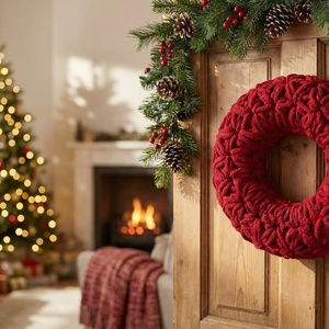 Horgolt koszorú - Meska.hu