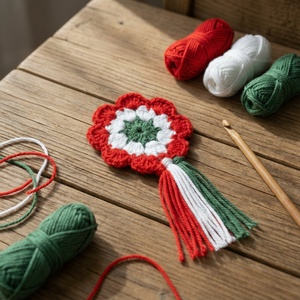 Kokárda - ékszer - kitűző és bross - Meska.hu