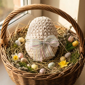 Horgolt tojás tároló - ünnepi díszek, dekorációk - húsvéti díszek és dekorációk - húsvéti asztaldíszek - Meska.hu