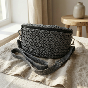 Horgolt crossbody - táska & tok - kézitáska & válltáska - vállon átvethető táska - Meska.hu