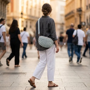 Horgolt crossbody - táska & tok - kézitáska & válltáska - vállon átvethető táska - Meska.hu