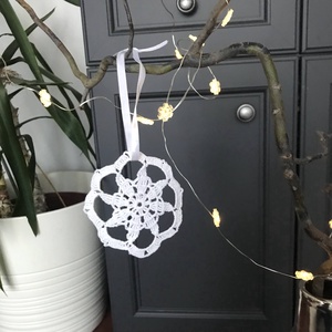  Karácsonyi dísz fehér csillag - Meska.hu