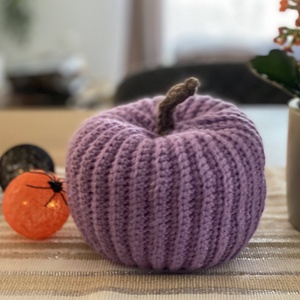 Horgolt haloweeni dísztök, Otthon & Életmód, Dekoráció, Halloween, Halloweeni tök, Horgolás, MESKA