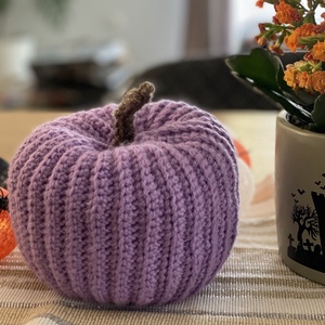 Horgolt haloweeni dísztök - otthon & életmód - dekoráció - halloween - halloweeni tök - Meska.hu