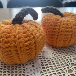 Horgolt haloweeni dísztök - Meska.hu