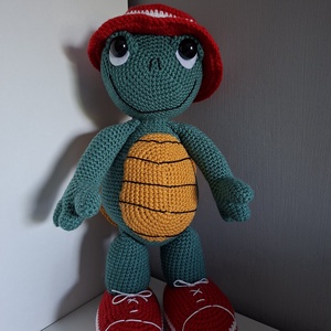 óriás teknős, Játék & Sport, Plüssállat & Játékfigura, Teknős, Horgolás, MESKA