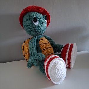 óriás teknős - játék & sport - plüssállat & játékfigura - teknős - Meska.hu