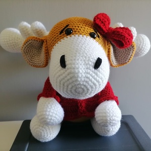 jávorszarvas kislány, Játék & Sport, Plüssállat & Játékfigura, Őzike, szarvas, Horgolás, MESKA