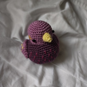 Kis lila madár, Játék & Sport, Plüssállat & Játékfigura, Madár, Horgolás, MESKA