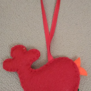 Madár filcből - otthon & életmód - dekoráció - Meska.hu