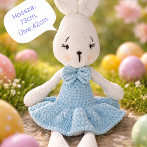 Pihe puha nyuszi , Játék & Sport, Plüssállat & Játékfigura, Nyuszi, Horgolás, MESKA