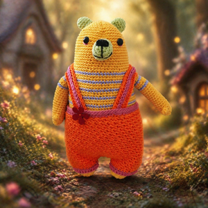 Amigurumi jegesmedve  - játék & sport - plüssállat & játékfigura - maci - Meska.hu