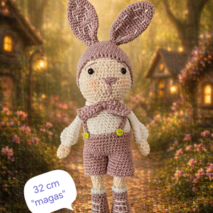 Amigurumi Nyuszi, Játék & Sport, Plüssállat & Játékfigura, Nyuszi, Horgolás, MESKA