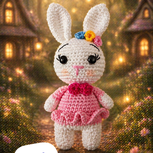 Amigurumi nyuszi , Játék & Sport, Plüssállat & Játékfigura, Nyuszi, , MESKA