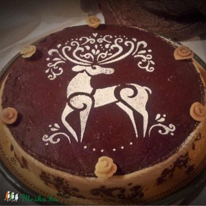 csodaszarvas torta díszítő sablon -  - Meska.hu