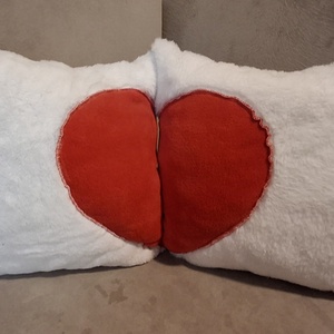 Valentin napra szívpárna  - otthon & életmód - lakástextil - párna & párnahuzat - forma párna - Meska.hu