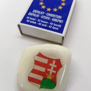Magyar címer kavics - otthon & lakás - dekoráció - asztal és polc dekoráció - kavics & kő - Meska.hu