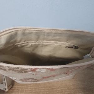 Oldaltáska barna-virág mintás - táska & tok - kézitáska & válltáska - vállon átvethető táska - Meska.hu