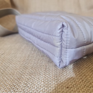 Steppelt szürkés bézs - táska & tok - kézitáska & válltáska - vállon átvethető táska - Meska.hu