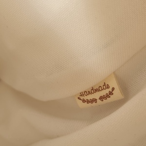 Oldaltáska fehér-pitypang mintás - táska & tok - kézitáska & válltáska - vállon átvethető táska - Meska.hu