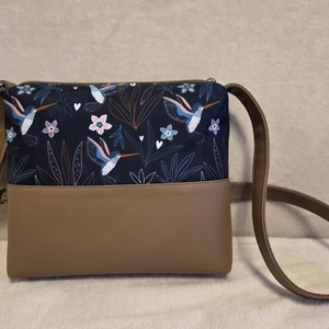 Barna-kolibris oldaltáska - Meska.hu