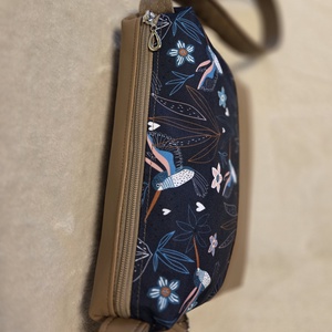 Barna-kolibris oldaltáska - táska & tok - kézitáska & válltáska - vállon átvethető táska - Meska.hu