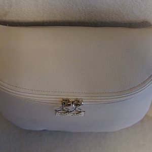 Oldaltáska mandula-kék mintás - táska & tok - kézitáska & válltáska - vállon átvethető táska - Meska.hu