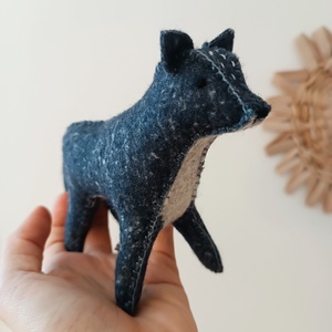 Gyapjúfilc Malac + Farkas csomag - játék & sport - plüssállat & játékfigura - más figura - Meska.hu