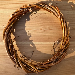 Természetes vadszőlő koszorúalap � romantikus, rusztikus dekoráció - karácsony - adventi díszek - adventi koszorú - Meska.hu
