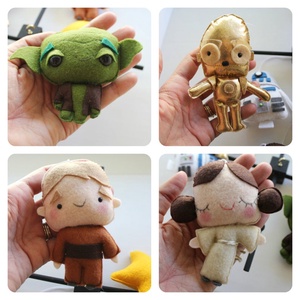 STAR WARS Babaforgó, 3CPO, R2D2, Lea hercegnő, Luke Skywalker, Yoda - játék & sport - babalátogató ajándékcsomag - Meska.hu