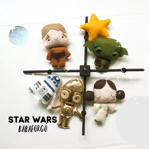 STAR WARS Babaforgó, 3CPO, R2D2, Lea hercegnő, Luke Skywalker, Yoda - játék & sport - babalátogató ajándékcsomag - Meska.hu