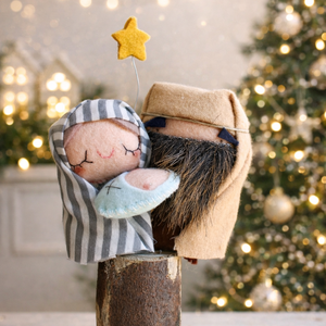 Betlehem, Karácsonyi dekoráció, magyar kézműves termék, keresztény dekoráció Mancsicsi műhelyéből  - karácsony - karácsonyi lakásdekoráció - karácsonyi lakásdíszek - Meska.hu