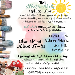 Kézműves alkotótábor gyerekeknek Budapesten - 18. kerület - diy (csináld magad) - workshop & tanfolyam - Meska.hu