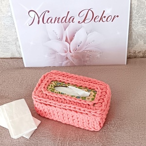 Mini zsebkendő tartó  - otthon & életmód - tárolás & rendszerezés - zsebkendőtartó - Meska.hu