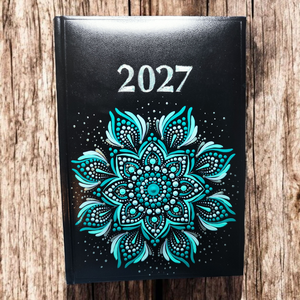 2027-es határidőnapló türkiz mandalával , Otthon & Életmód, Papír, írószer, Naptár & Tervező, , MESKA