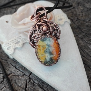 Marokkó réz nyaklánc - Meska.hu