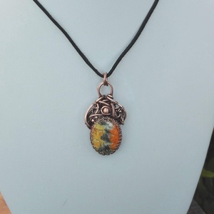 Marokkó réz nyaklánc - ékszer - nyaklánc - medálos nyaklánc - Meska.hu