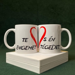 Páros bögre, Otthon & Életmód, Konyhafelszerelés, tálalás, Tálalás, Bögre & Csésze, Fotó, grafika, rajz, illusztráció, MESKA
