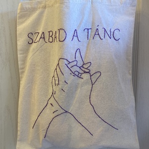 Vászon táska, Táska & Tok, Kézitáska & válltáska, Kézitáska, Hímzés, MESKA