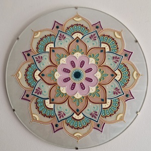 Ganésa virága mandala, Otthon & Életmód, Dekoráció, Spiritualitás, Mandala, Festészet, MESKA