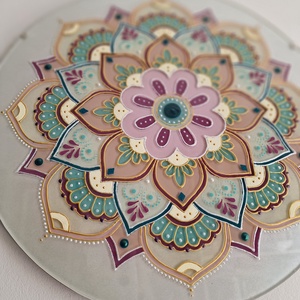 Ganésa virága mandala - otthon & életmód - dekoráció - spiritualitás - mandala - Meska.hu
